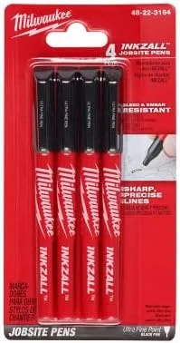 Miniatura 3 de Milwaukee BOLÍGRAFO FINO ULTRA NEGRO 4PK 48-22-3164