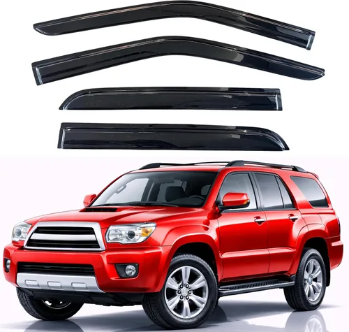 Miniatura 308 de KPY Visor de ventana compatible con Hyundai Tucson 2021-2025, 4 piezas de deflector de ventilación para ventana lateral, estilo Mugen, protector