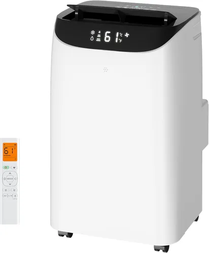 Miniatura 10 de Aire acondicionado portátil de 12,000 BTU que enfría hasta 500 pies cuadrados, unidad de CA portátil 3 en 1 de eficiencia energética con control