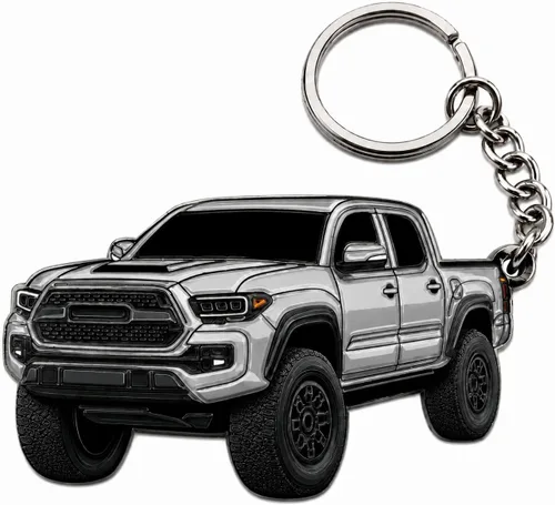 Miniatura 7 de Llavero Tacoma – Accesorios Tacoma 2016-2022 mods 2023 2024 Cool Key Chain Fob Cover 3ª generación Toy Truck