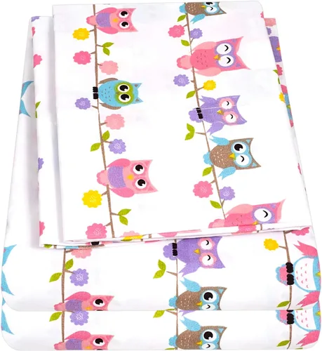 1500 Supreme Colección de sábanas para niños, divertidos juegos de sábanas coloridos y cómodos para niños y niñas, bolsillo profundo, sin arrugas,