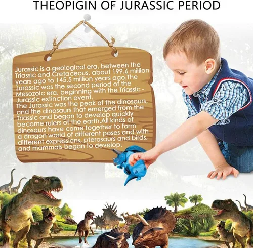 Miniatura 4 de Paquete de 4 Diferentes Huevos de Dinosaurio para Incubar, Juguetes para Niños de 3+ Años, Huevo Mágico que Eclosiona Juguetes de Dinosaurios