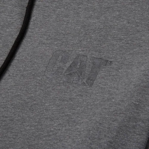 Miniatura 31 de Caterpillar Camisas largas con capucha para hombre con protección UPF 50, control de humedad y logotipo de gato en la manga