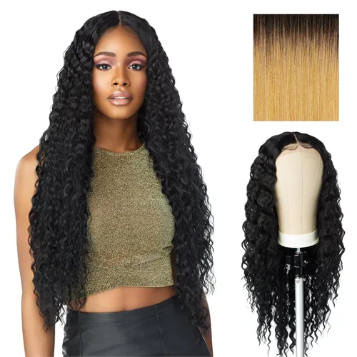 Miniatura 12 de Sensationnel Butta Lace Wigs - Unidad 3 Extra Ancha Raya Profunda de 5 Pulgadas Peluca Sintética Línea de Cabello Predesfilada Sin Pegamento Frente