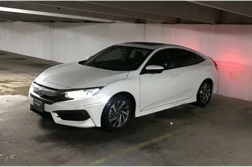 Miniatura 6 de Juego de luces indicadoras de giro de lentes transparentes blancas LED completas ADIIL para parachoques delanteros Compatible con Honda Civic 10ª