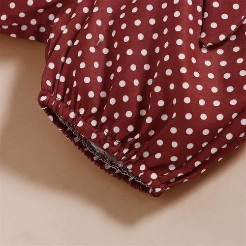 Miniatura 6 de PATPAT Conjunto de 3 piezas de ropa para bebé niña recién nacida con volantes y diadema