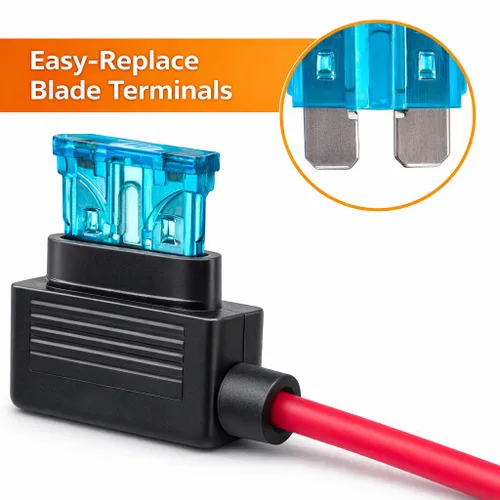 Miniatura 4 de MGI SpeedWare Surtido de fusibles de hoja de 60 piezas, 5A 10A 15A 20A 30A 40A, ATO/ATC 12vDC Protección automotriz (sin indicador LED)