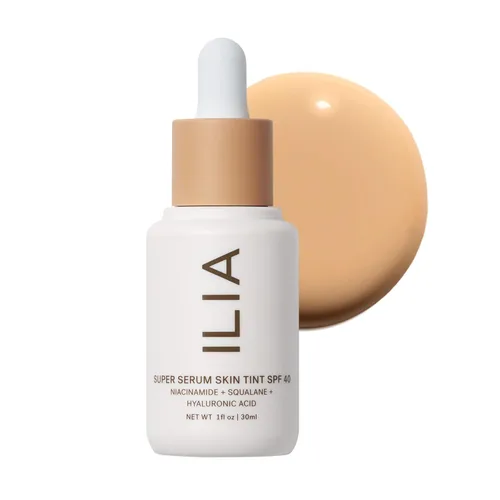 Miniatura 20 de ILIA - Tinte de piel Super Serum SPF 40 Sin comedogénesis, vegano, ligero para ayudar contra la luz azul, + contaminación mientras hidrata, Balos