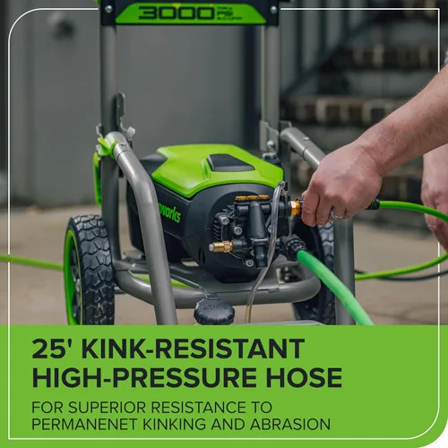 Miniatura 8 de Greenworks Lavadora a presión eléctrica Pro sin escobillas de 3000 PSI (certificado CSA) 2.0 GPM Max / 1.1 GPM