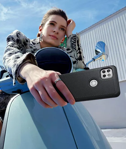 Miniatura 8 de BNIUT Funda para Motorola One 5G Ace (One 5G UW Ace): Funda Protectora de Doble Capa de Servicio Pesado para Teléfono Celular a Prueba de Golpes