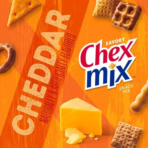 Miniatura 2 de Chex Mix Cheddar, 3.75 oz (paquete de 8)