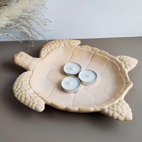 Miniatura 7 de Wehous Molde de resina con textura de tortuga, bandeja de almacenamiento de silicona para resina epoxi, contenedor creativo de animales marinos