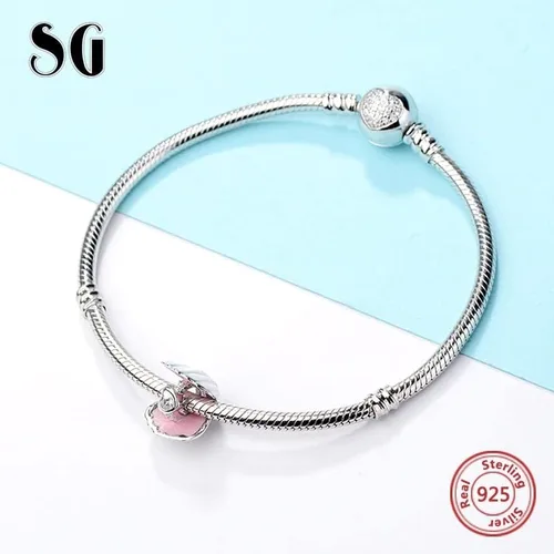 Miniatura 4 de Abalorio de plata de ley 925 para pulseras y collares Pandora y más bricolaje