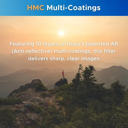 Miniatura 5 de Hoya NXT Plus Filtro Polarizador de 37 mm — Filtro Circular Polarizador con Capa Superior Impermeable, Recubrimientos HMC de 10 Capas, Factor