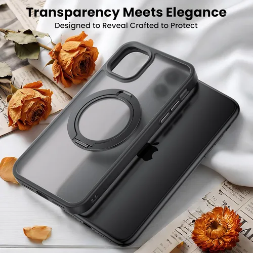 Miniatura 5 de Funda para iPhone 11, funda magnética con función atril [protección de grado militar] y [compatible con MagSafe], funda protectora delgada