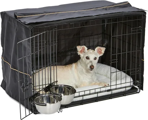 Miniatura 8 de MidWest Homes for Pets - Kit inicial Pink Fashion iCrate, paquete de jaula para perros pequeños de 24 pulgadas, incluye jaula, cama para mascotas, 2