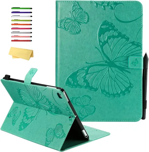 Miniatura 10 de Funda para iPad de 6ª/5ª generación de 9.7 pulgadas 2018/2017, para iPad Air 2/Air 1 con soporte, soporte para lápices, bolsillo