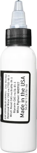 Miniatura 3 de Element Tattoo Supply Tinta de tatuaje blanca Pigmento opaco brillante de grado profesional Fórmula vegana resistente a la decoloración de flujo
