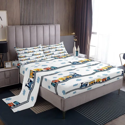 Miniatura 26 de Erosebridal Groovy Flower Sábanas de Cama Fiesta de los 70s Juegos de Sábanas Tamaño Individual Sábanas Florales Arcoíris Juegos de Sábanas y Fundas
