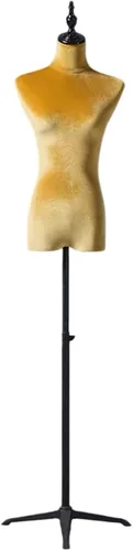 Miniatura 16 de Maniquí de cuerpo completo femenino de altura ajustable, soporte de ropa, brazo de madera desmontable utilizado para mostrar ropa (blanco, torso)