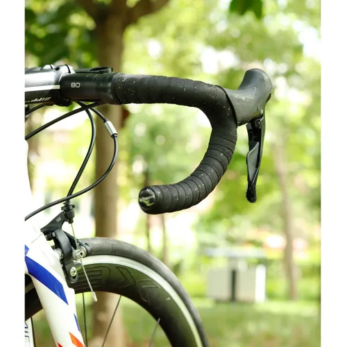 Miniatura 4 de Thinvik Cinta de corcho EVA para manillar de bicicleta, cinta de barra de bicicleta ecológica, envolturas antideslizantes para mango de ciclismo