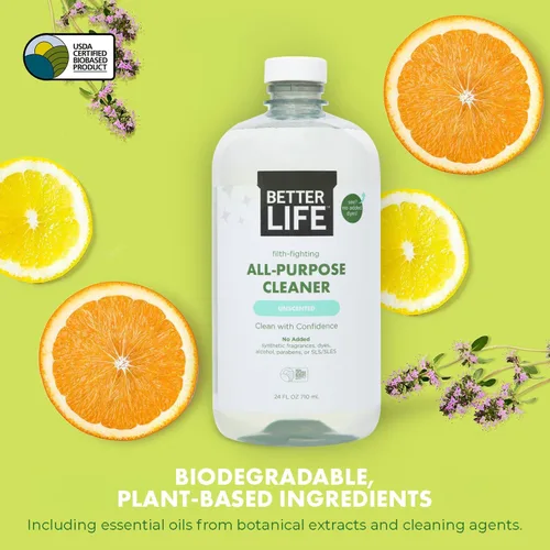 Miniatura 2 de Better Life Limpiador multiusos, espray multiusos de limpieza para el hogar y la cocina a base de plantas, para vidrio, encimeras