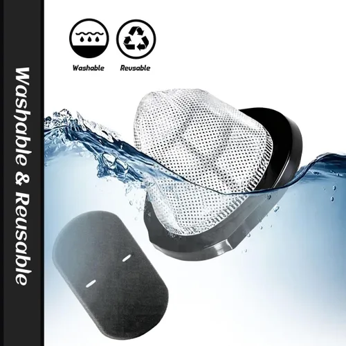 Miniatura 4 de Paquete de 2 filtros de vacío 2030 y 4 filtros de espuma con cepillo, compatibles con modelos de vacío 3 en 1 Bissell 2030, 20303, 20306, 20307
