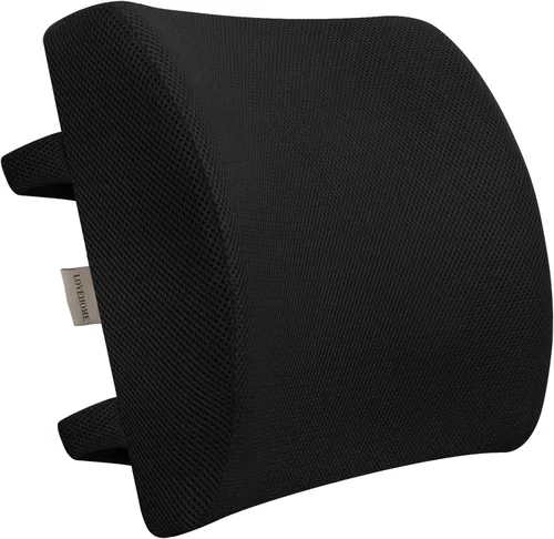 Cojín lumbar de espuma viscoelástica LoveHome con funda de malla 3D, con diseño de firmeza equilibrada para reducir el dolor de espalda, ideal para