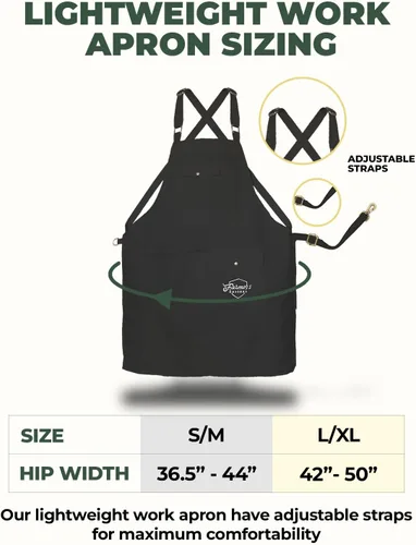 Miniatura 3 de FARMER'S DEFENSE Lightweight Garden Apron with Canvas Pockets