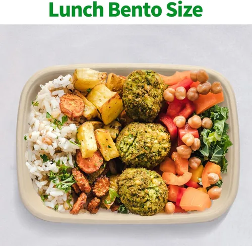 Miniatura 6 de bloomoon Paquete de 100 cuencos de papel grandes de 32 onzas, cuencos desechables estilo Chipo-tle para burrito, nacho, ensalada de tacos, papa
