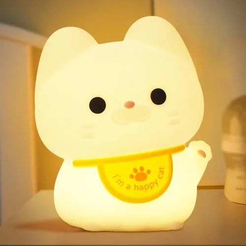 Miniatura 13 de Attivolife Capybara - Luz nocturna para niños, lámpara de noche de silicona animal recargable por USB, control táctil con regulador y temporizador
