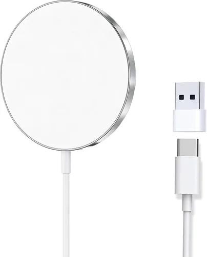 Miniatura 10 de Cargador MagSafe, almohadilla de carga inalámbrica magnética para iPhone 17/17 Pro/17 Pro Max/Air/16 15 14 13 12 Pro Max Plus/AirPods 2 3 Pro, imán