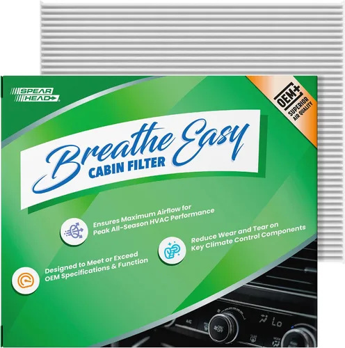 Miniatura 21 de Spearhead OEM+ Filtro de aire de cabina Particulate Breathe Easy Compatible con 2015-17 Chrysler 200, 2014-18 Cherokee como OEM Proporciona