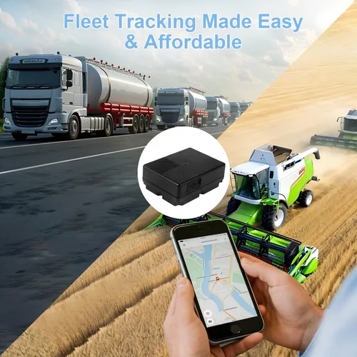 Miniatura 4 de Sin tarifa mensual, sin suscripción, rastreador GPS recargable con imán fuerte oculto para vehículos, flotas, maquinaria, SIM incluida, impermeable