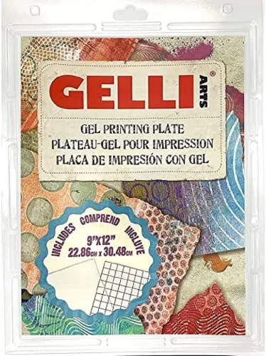 Miniatura 9 de Gelli Arts Placa de impresión de gel redonda de 4
