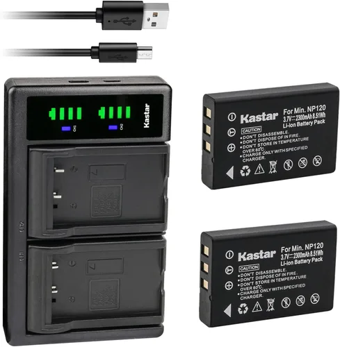 Miniatura 5 de Kastar Reemplazo del cargador de batería USB LTD2 para cámaras Ordro HDV-V12, HDV-V88, HDV-Z7, HDV-Z10, HDV-Z16, HDV-Z79, HDV-108, HDV-760, HDV-P72