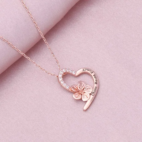Miniatura 5 de FOTAP Ohana - Pulsera de flores de hibisco Ohana significa collar familiar OHANA Fans Jewelry BFF Jewelry