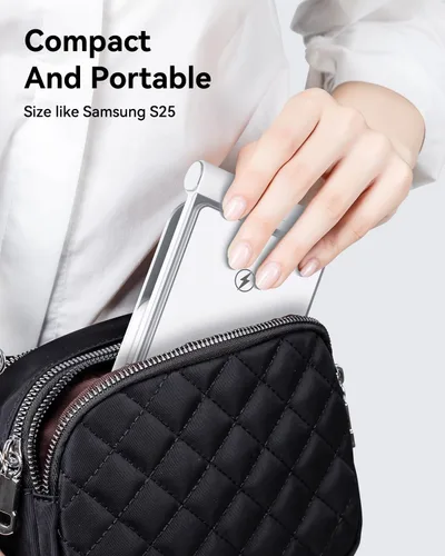 Miniatura 4 de Cargador inalámbrico para Samsung Estación de carga inalámbrica 3 en 1 Soporte de cargador inalámbrico plegable para Galaxy S25 S24 S23 S22 S21 Gris
