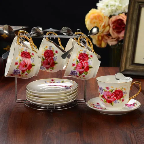 Miniatura 8 de YY YEARCHY Soporte para Tazas de Café, Soporte para Tazas de Espresso Estante Secador de Tazas Soporte Escurridor de Tazas Árbol Metálico para Tazas