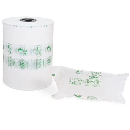 Miniatura 10 de IDL Packaging EcoWave-8.3 Almohadas de aire para embalaje, 15 pulgadas de ancho y 1300 pies de largo con película neutra de CO2 (1 rollo), bolsas