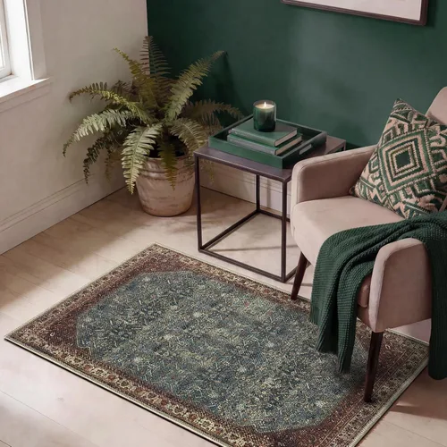 Miniatura 89 de Keen Home Design Alfombra de entrada de 2 x 3 pies, lavable a máquina con parte trasera antideslizante, ideal para entrada, cocina, baño, Multi