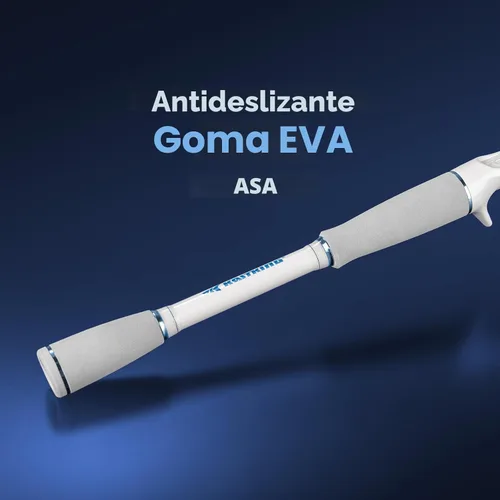 Miniatura 6 de KastKing Centron Lite Set de 2 cañas de pescar de grafito IM6/guías de acero inoxidable con anillos de cerámica/asas contorneadas de EVA/talón