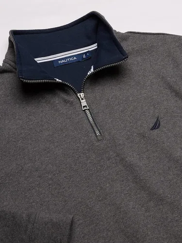 Miniatura 2 de Nautica Sudadera de forro polar con cremallera de 14 para hombre