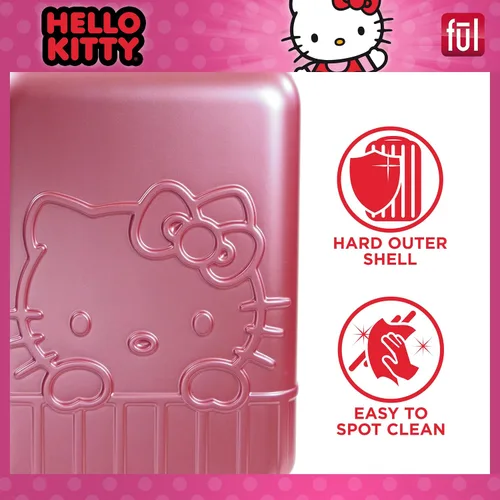 Miniatura 5 de FUL Hello Kitty - Maleta de mano con ruedas, Rosado, Hello Kitty - Maleta de mano rígida con ruedas
