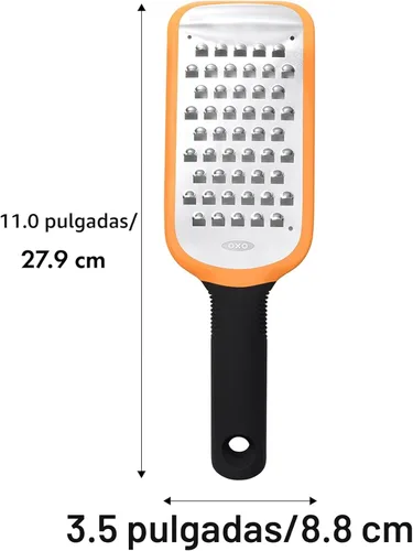 Miniatura 2 de OXO Good Grips - Rallador grueso grabado, color naranja