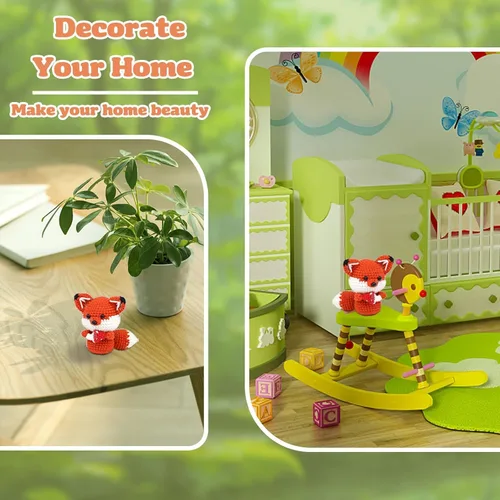 Miniatura 7 de Mnuizu Kit de ganchillo para principiantes, kit de ganchillo de animales para principiantes con tutoriales en video instructivos y paso a paso