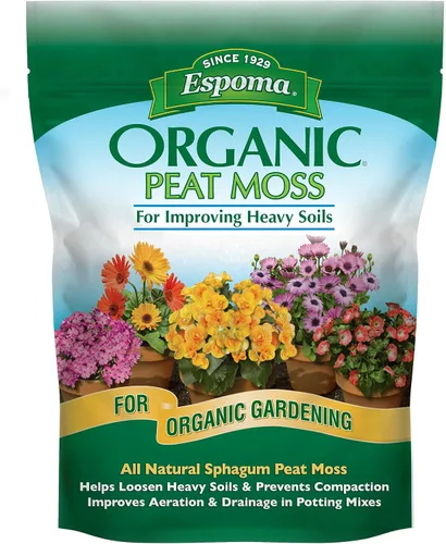 Miniatura 2 de Espoma Turba orgánica; musgo de turba de esfagnum de grado hortícola totalmente natural aprobado para jardinería orgánica. Ayuda a mejorar
