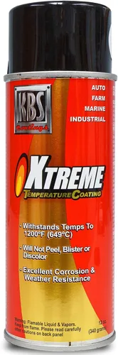 Miniatura 13 de KBS Coatings - Recubrimiento de temperatura Xtreme, color negro azabache , Acero inoxidable