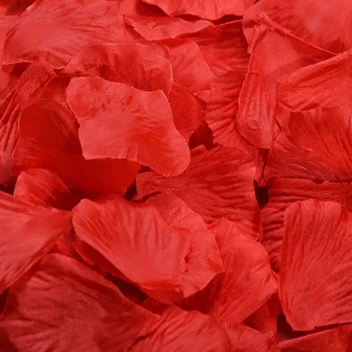 Miniatura 5 de 1000Qingsun - Florero de pétalos de rosa artificiales, decoración de florero para fiesta de boda, decoración de despedida de soltera, centros