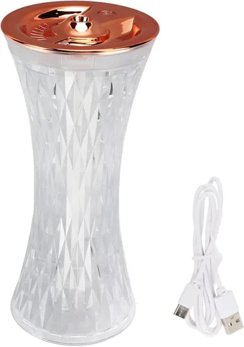 Difusor de aromaterapia, difusor esencial de aromaterapia con pantalla de luz LED colorida, humidifica para dormitorio, oficina, bar, posavasos